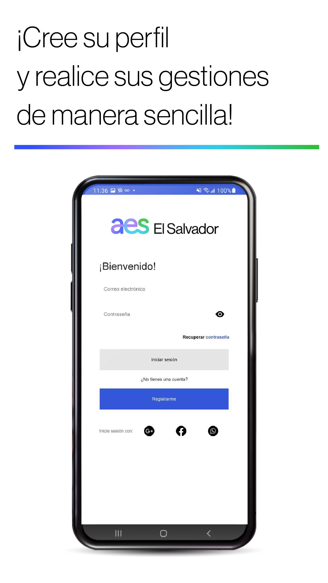Móvil AES El Salvador 2.20.0 Screenshot 1