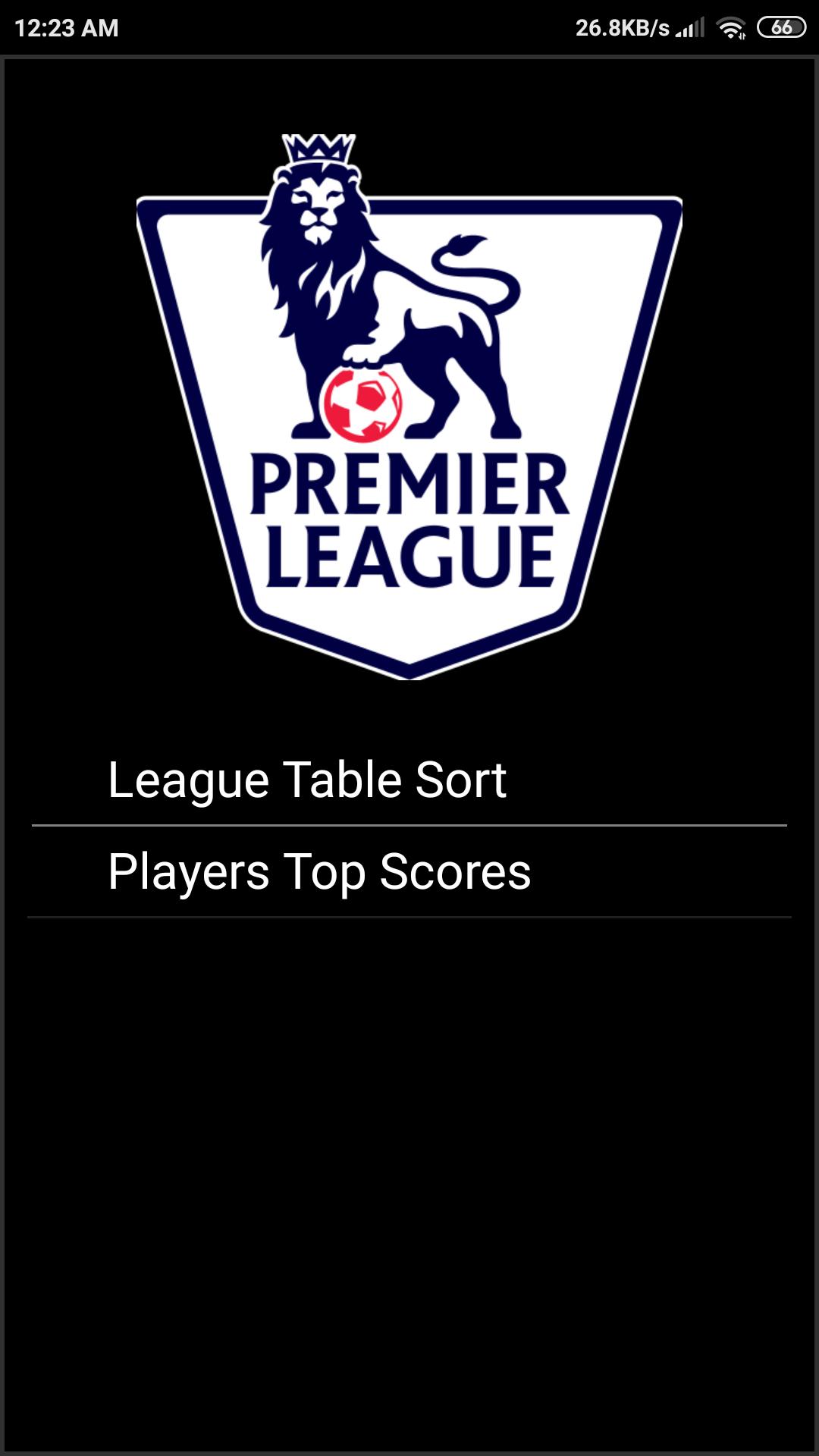 Premier League PL 1.0b4 Screenshot 1