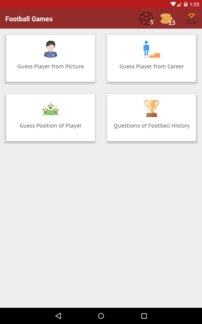 Football Games Quiz 1.1 Screenshot 12
