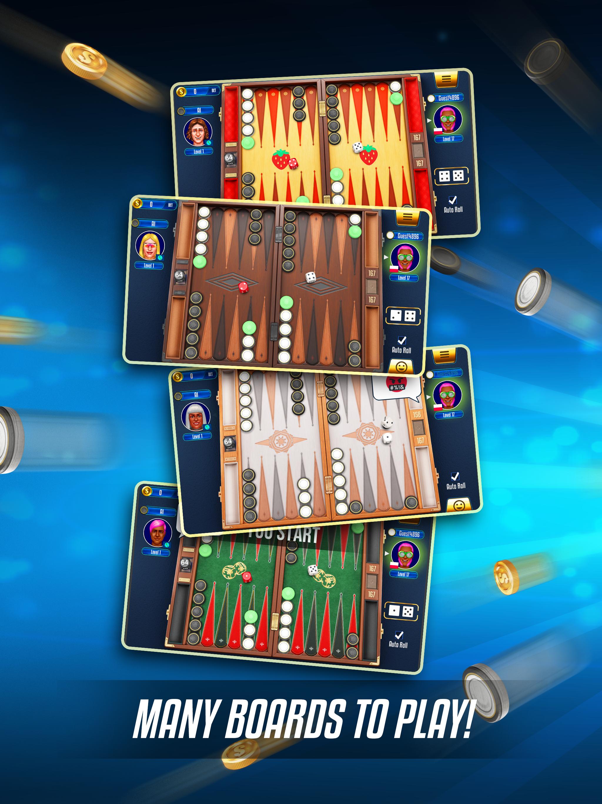 Backgammon Legends - online with chat 1.66 Screenshot 12