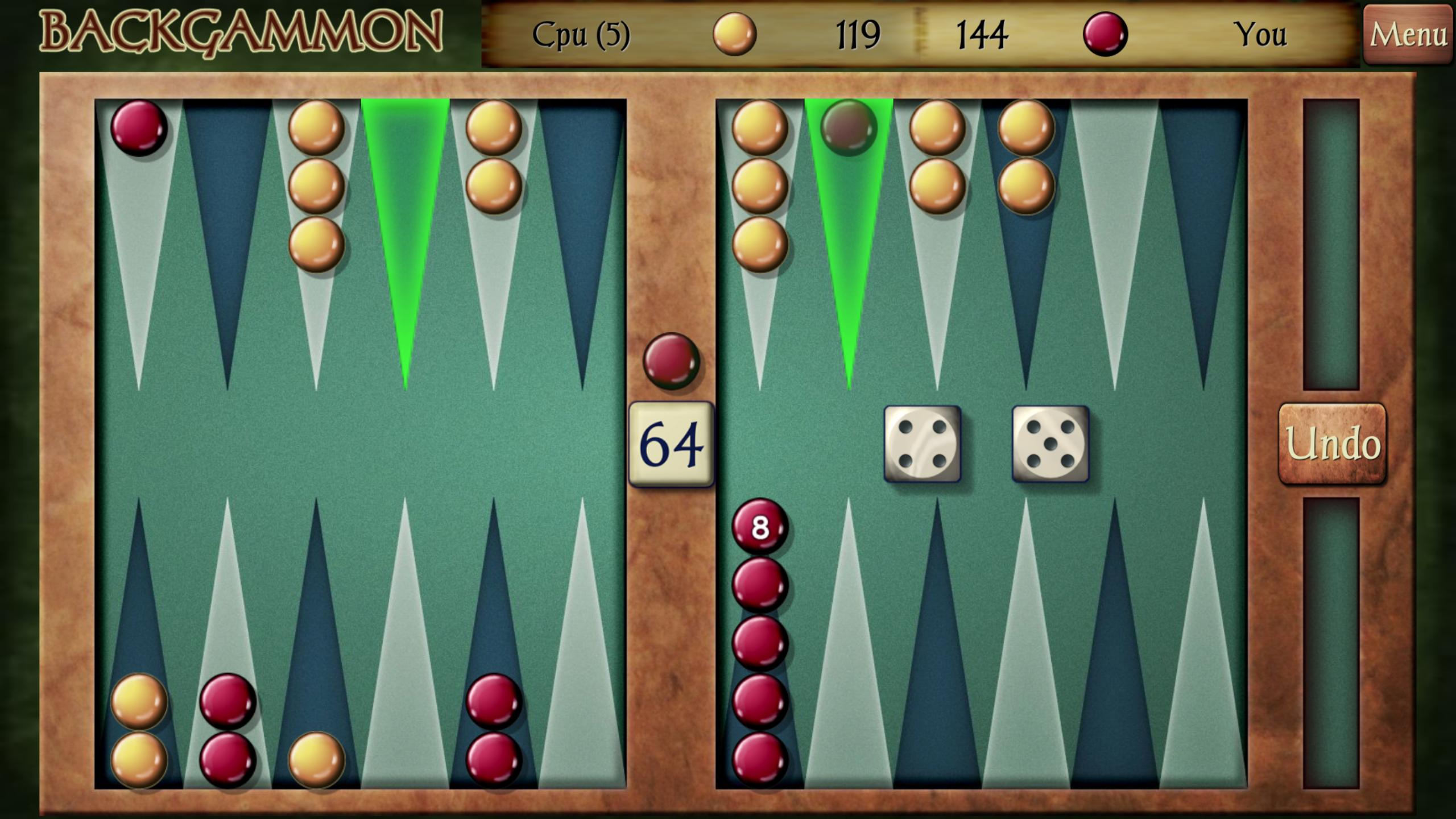 Backgammon Free 2.34 Screenshot 1