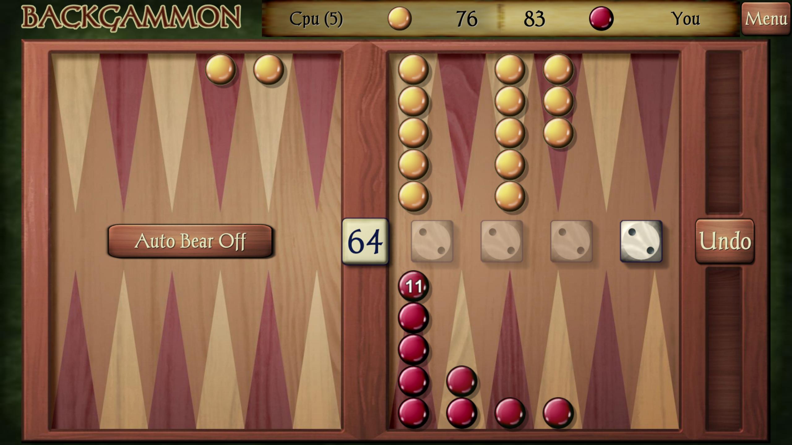 Backgammon Free 2.34 Screenshot 3