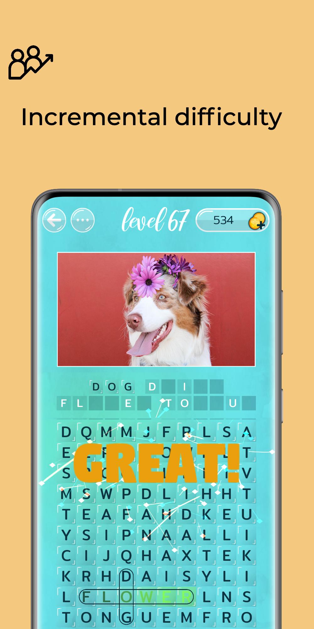 Word Search Puzzles with Pics - Free word game 0.8.4 Screenshot 13
