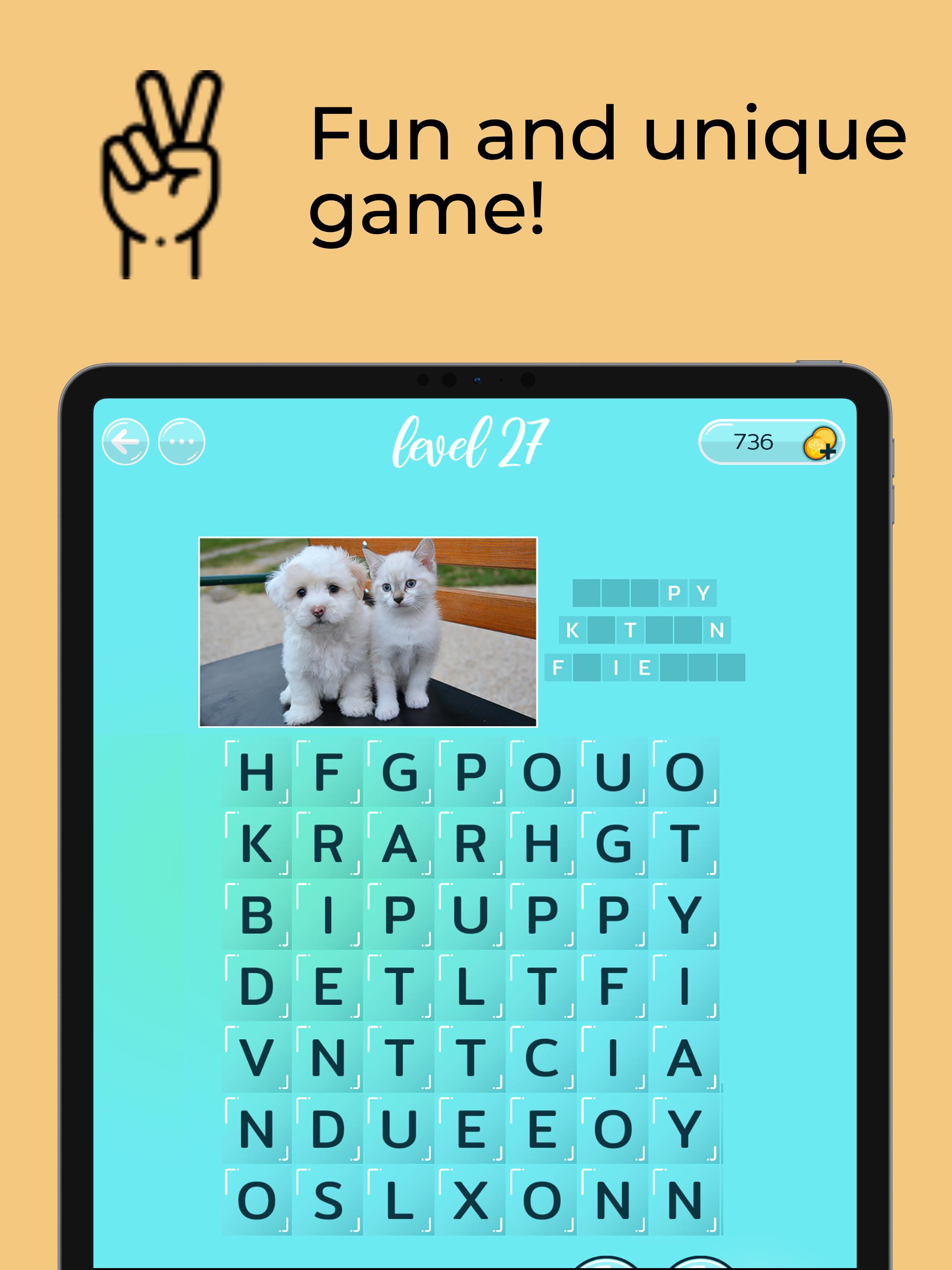 Word Search Puzzles with Pics - Free word game 0.8.4 Screenshot 6