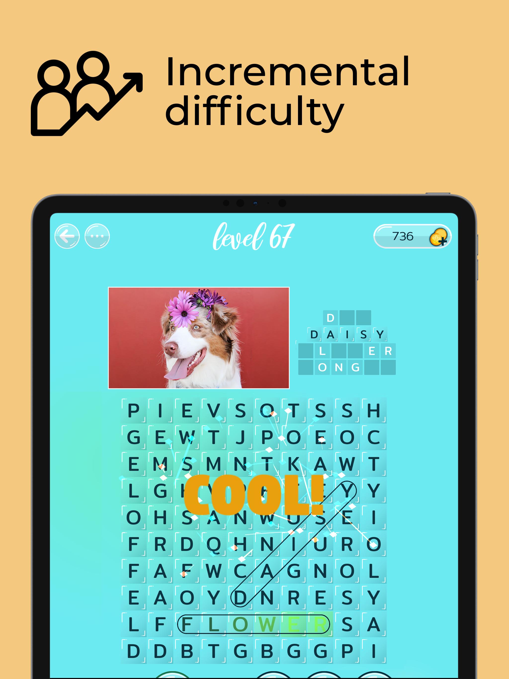 Word Search Puzzles with Pics - Free word game 0.8.4 Screenshot 8