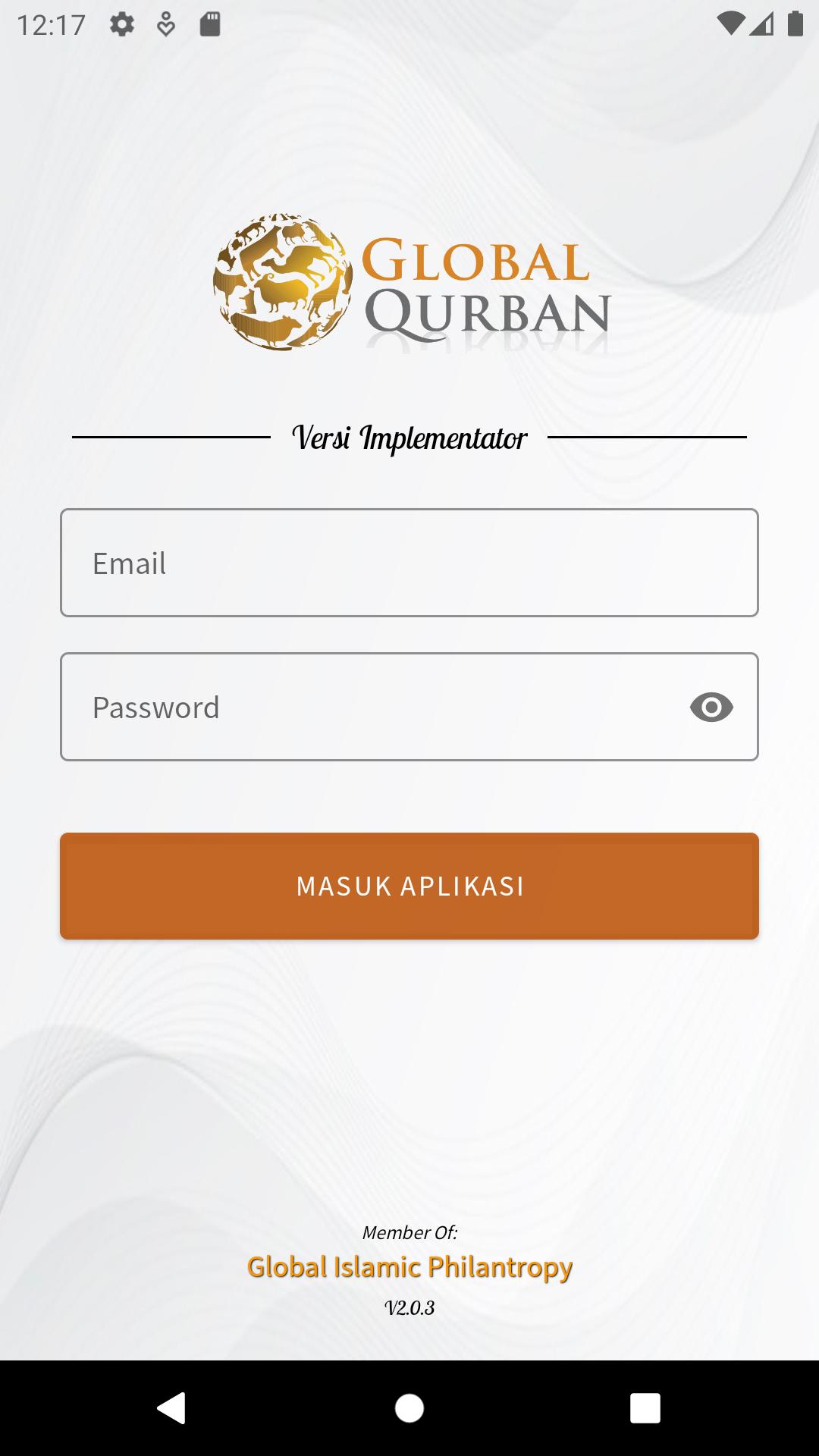 Global Qurban Implementator 2.0.3 Screenshot 1