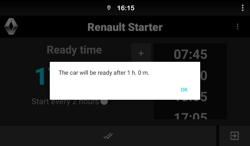 Renault Starter free — delayed engine start 2.6.6 Screenshot 5