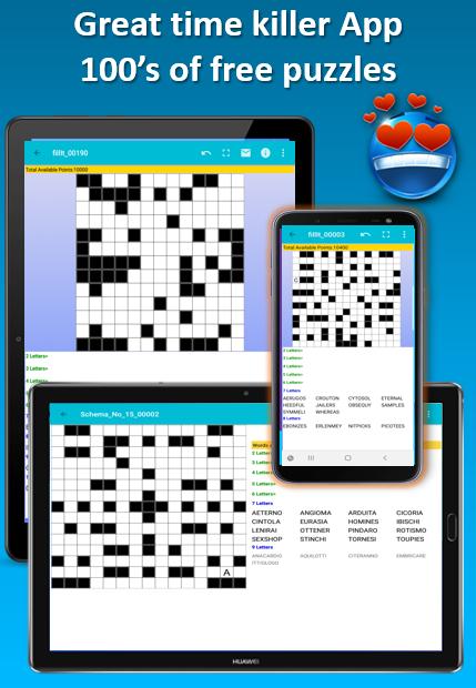 Fill it ins word puzzles - free crosswords 7.6 Screenshot 10