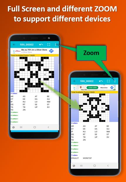 Fill it ins word puzzles - free crosswords 7.6 Screenshot 5