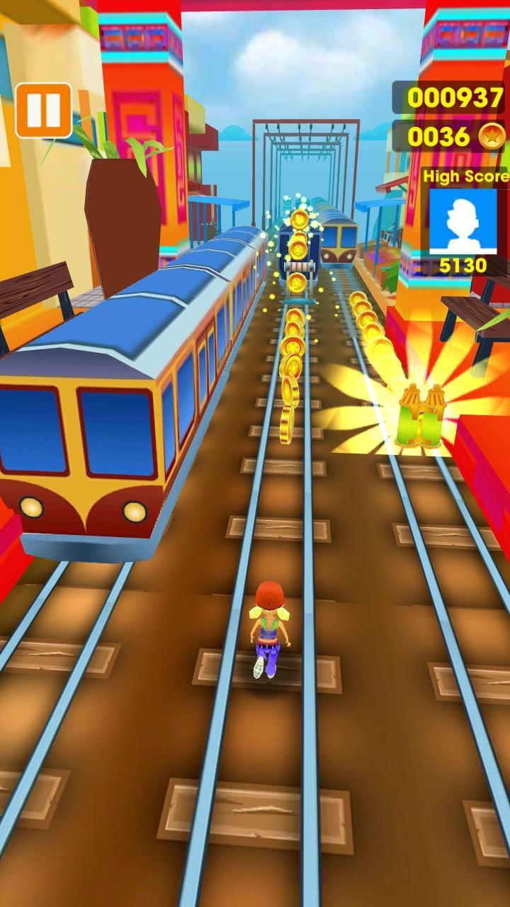 Subway Train Surf - Endless Surf Run Fun 1.2 Screenshot 1