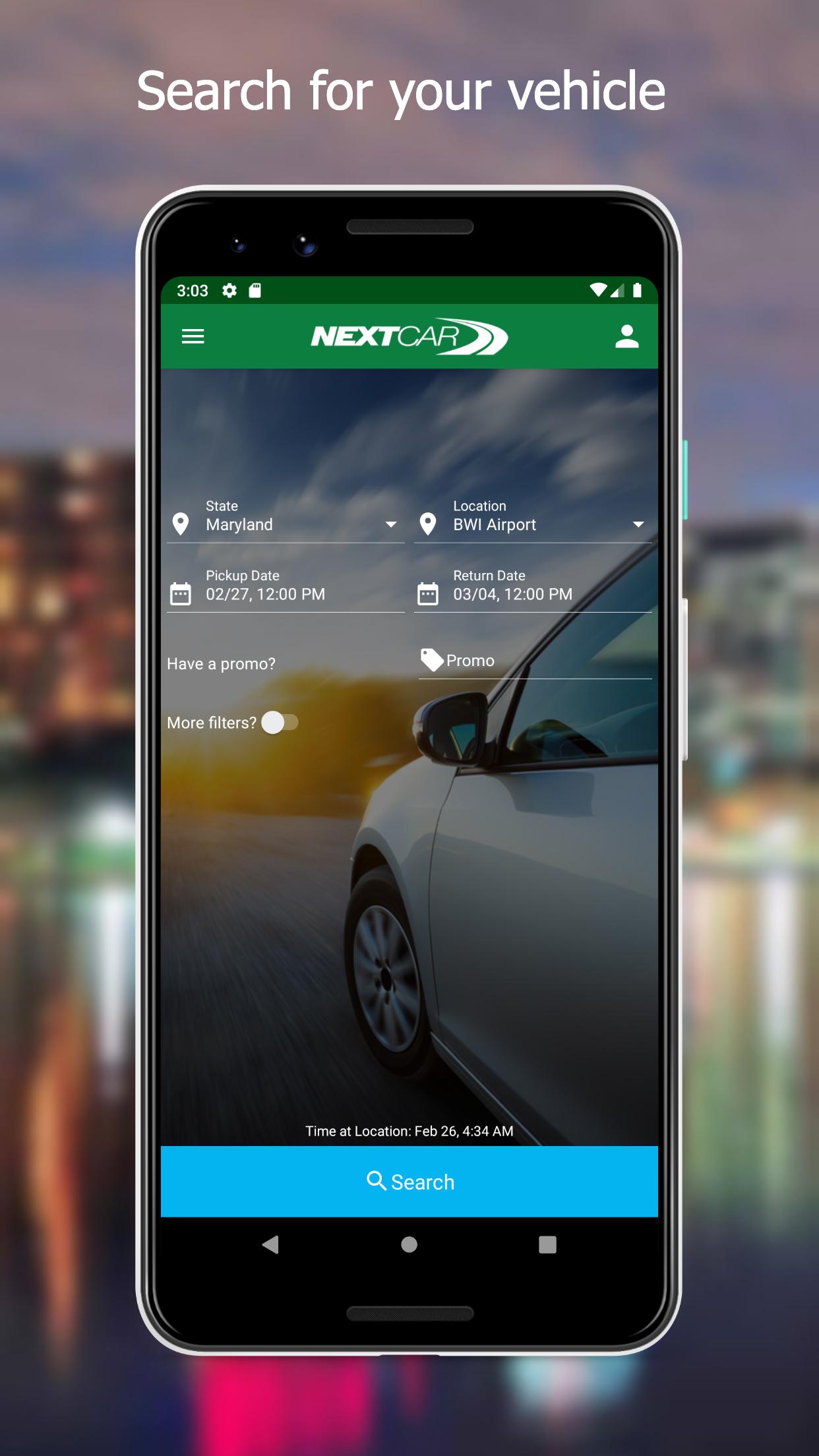 NextCar Car Rental 2.2.3 Screenshot 1