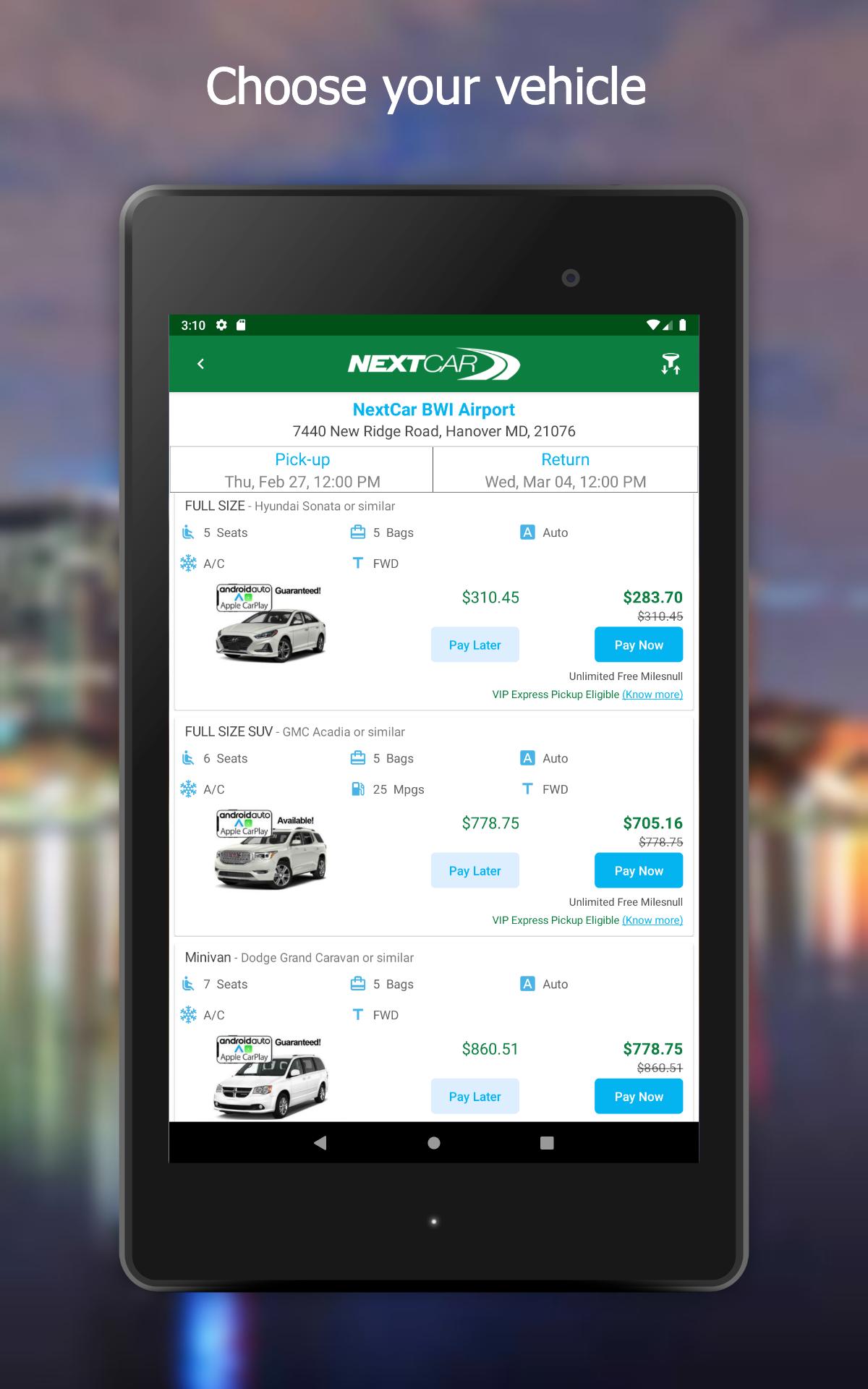 NextCar Car Rental 2.2.3 Screenshot 6