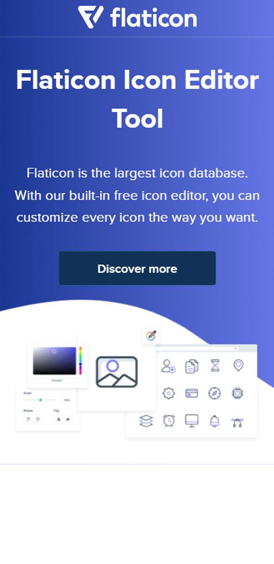 Flaticon Largest Database Icons & Icons Editor 1 Screenshot 2