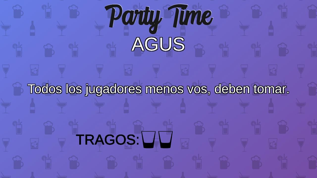 Party Time Juego para beber en la previa 0.7 Screenshot 3
