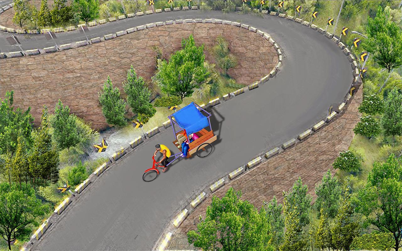 Bicycle Rickshaw Simulator 2019 : Taxi Game 4.0 Screenshot 13