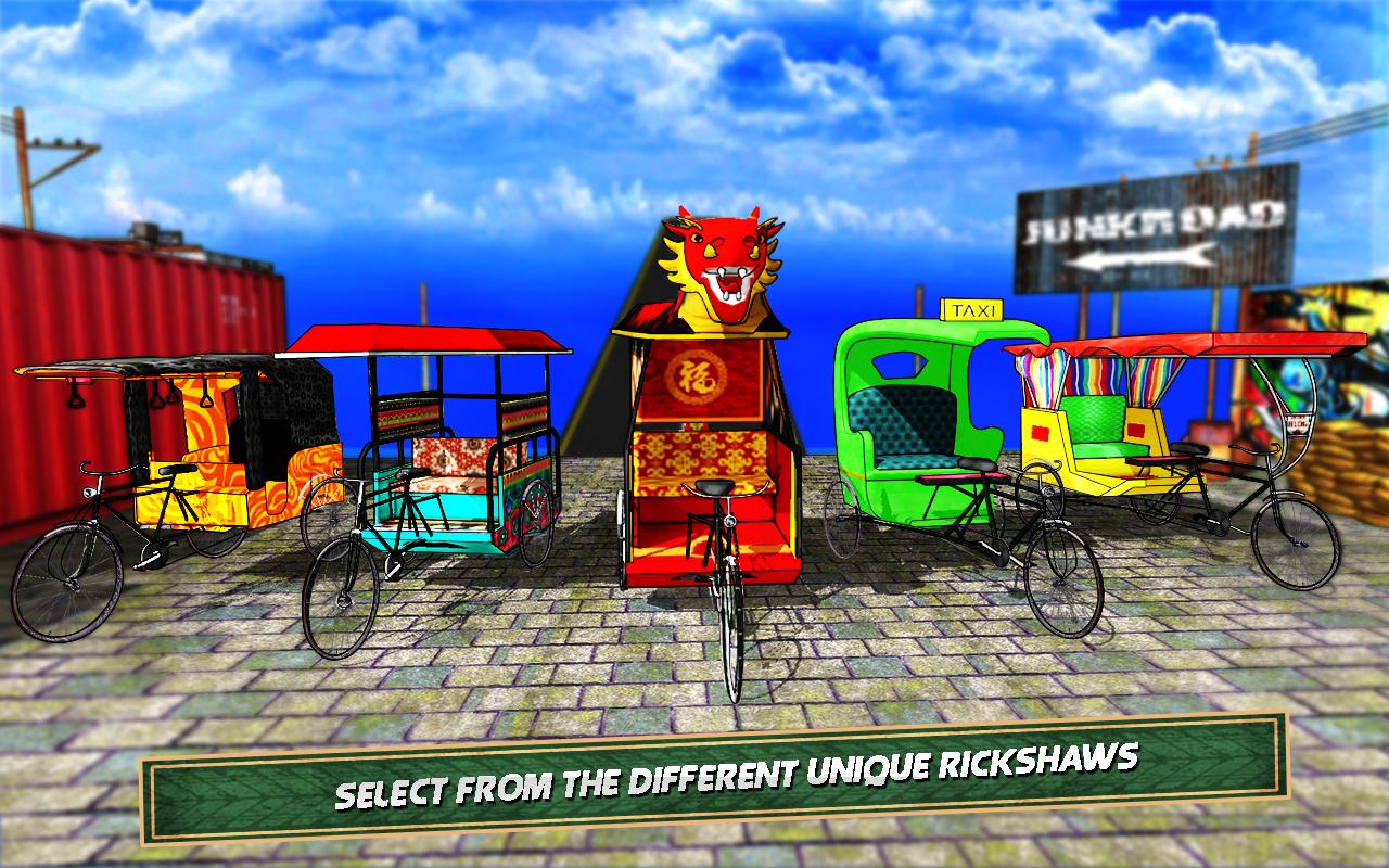 Bicycle Rickshaw Simulator 2019 : Taxi Game 4.0 Screenshot 21