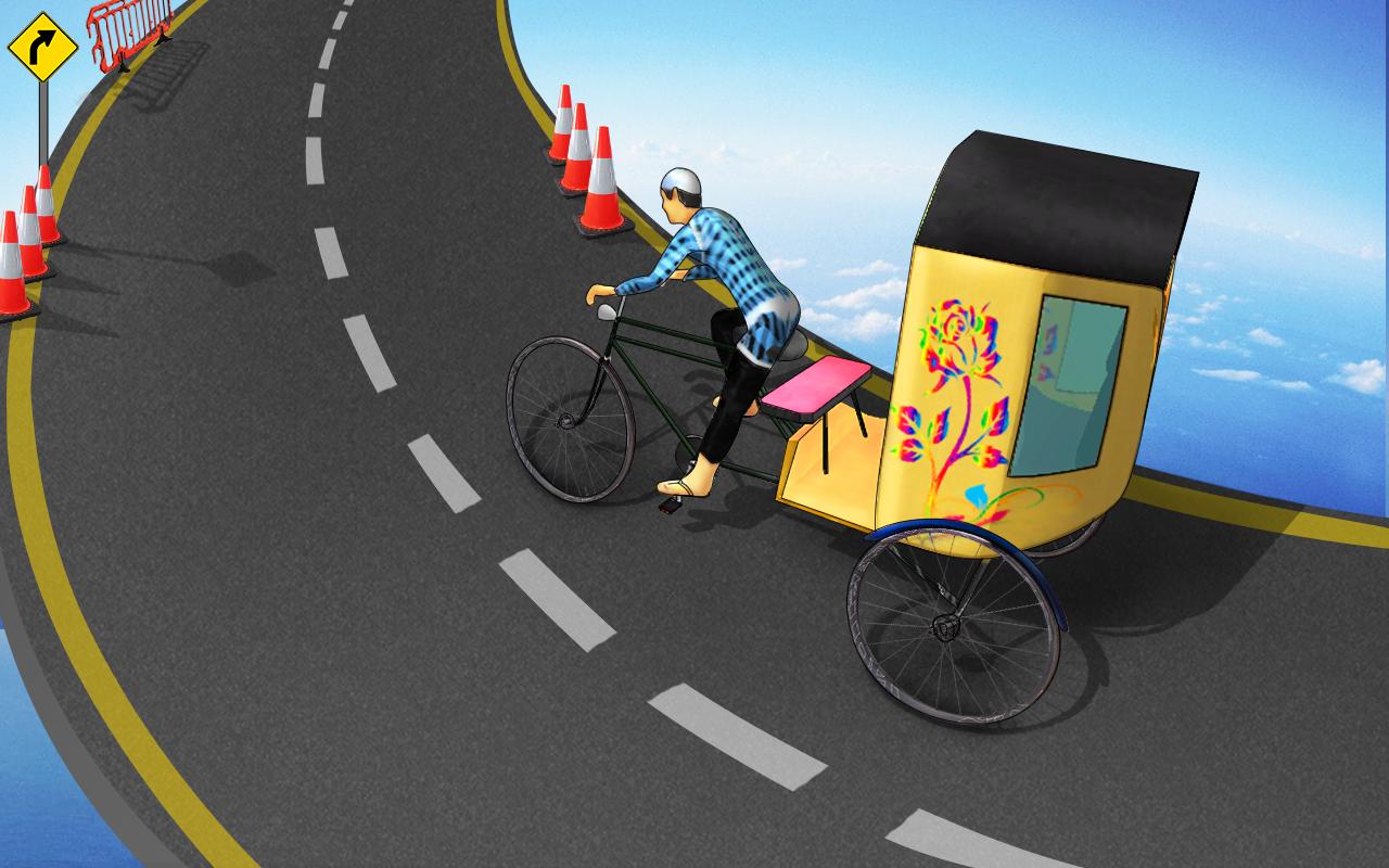 Bicycle Rickshaw Simulator 2019 : Taxi Game 4.0 Screenshot 7