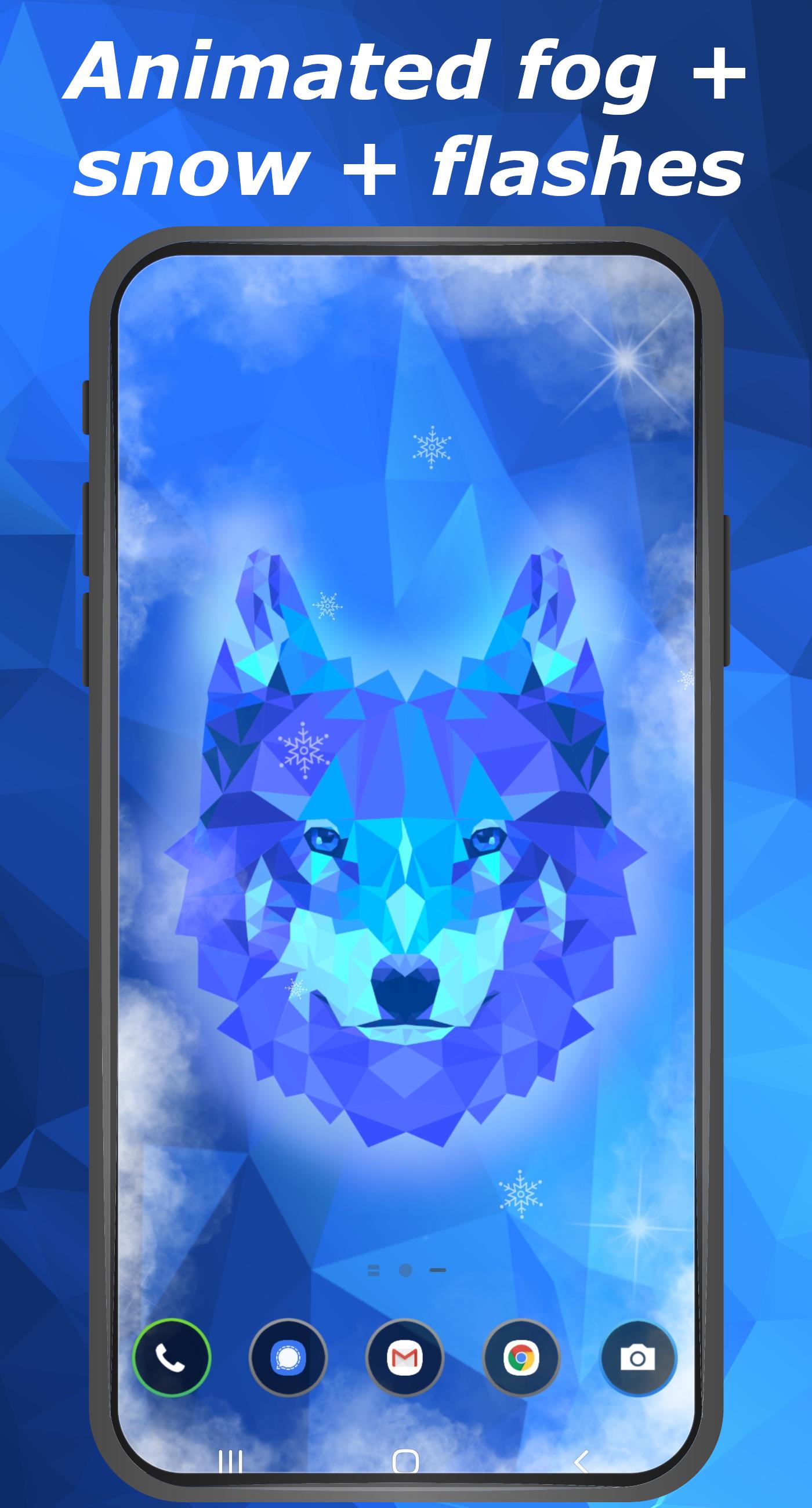 Ice wolf wallpaper 3D - parallax 4D backgrounds 1.0 Screenshot 11