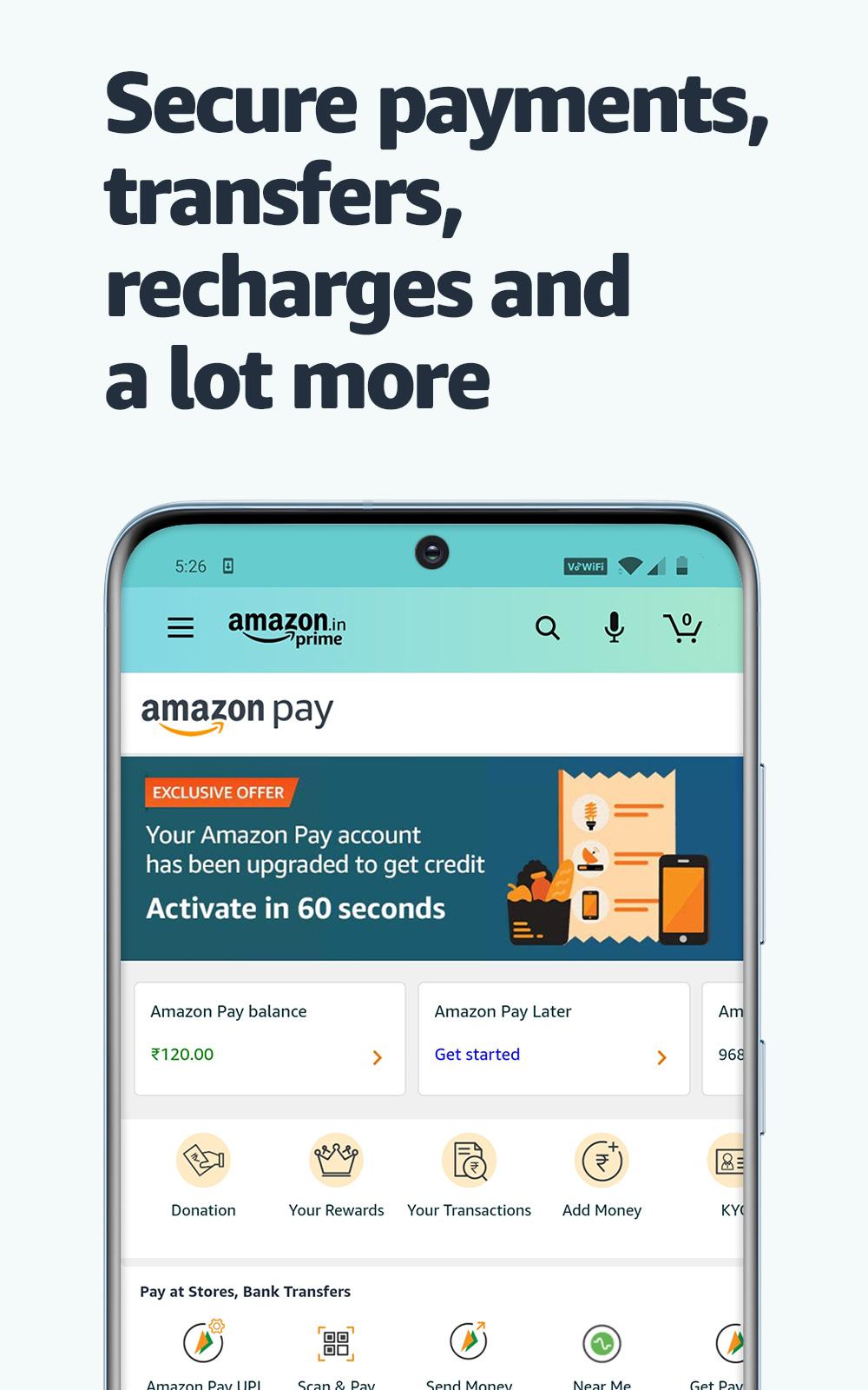 Amazon Shopping, UPI, Money Transfer, Bill Payment 22.11.0.300 Screenshot 6