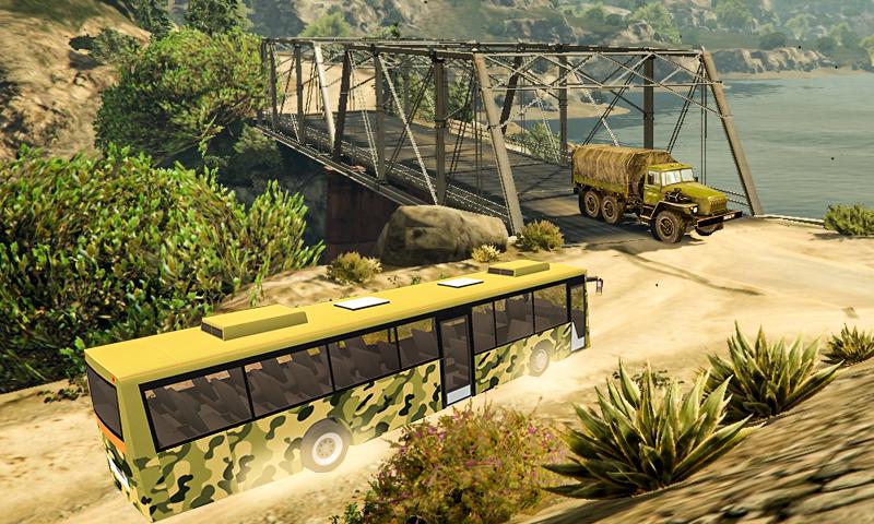 Mountain Bus Game-New Army Bus offroad simulator 2 1.0.2 Screenshot 4