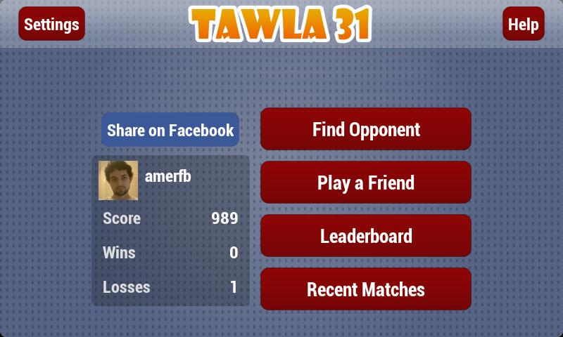 Tawla 31 3.1 Screenshot 2
