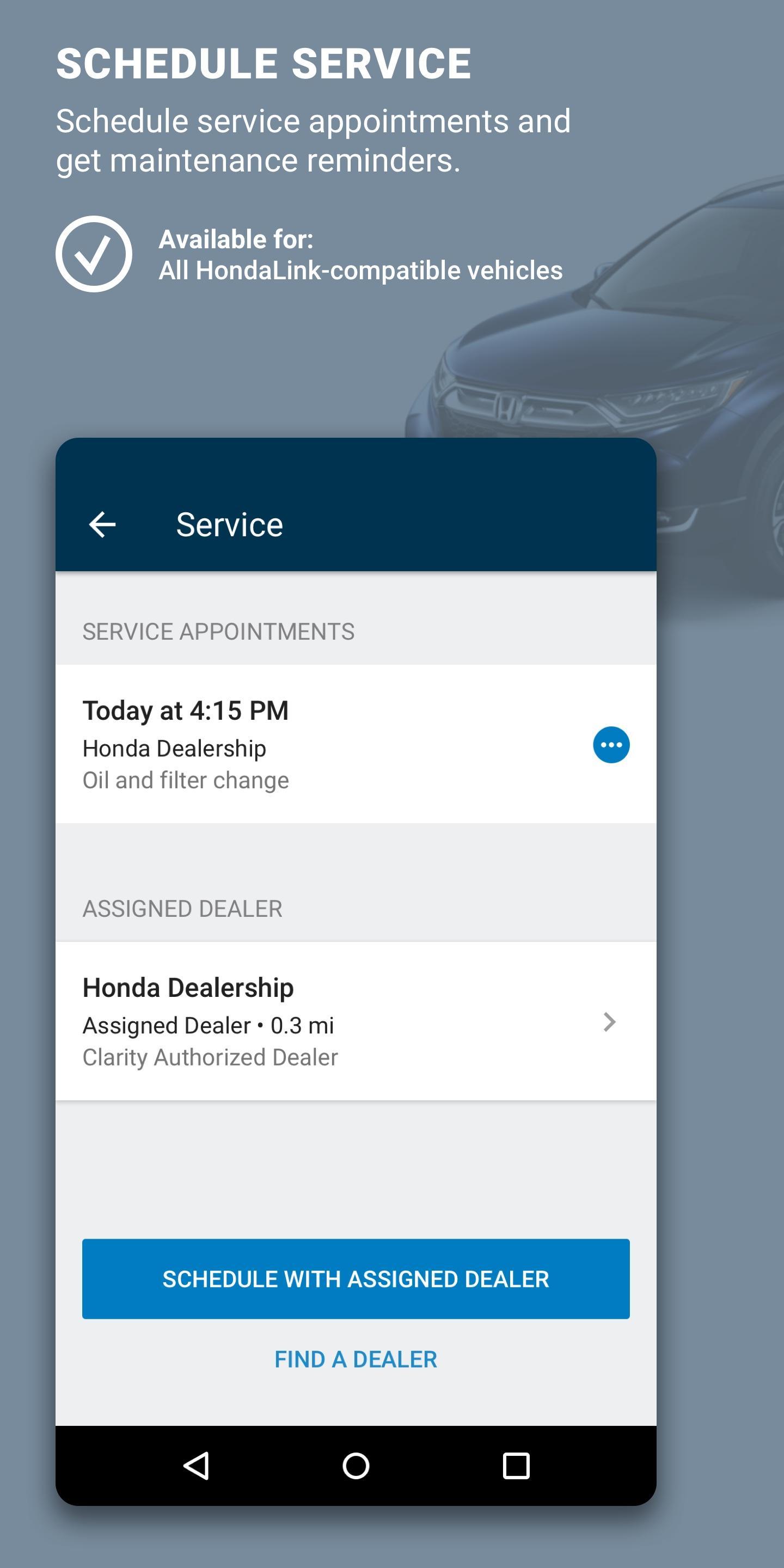 HondaLink 4.1.2 Screenshot 5