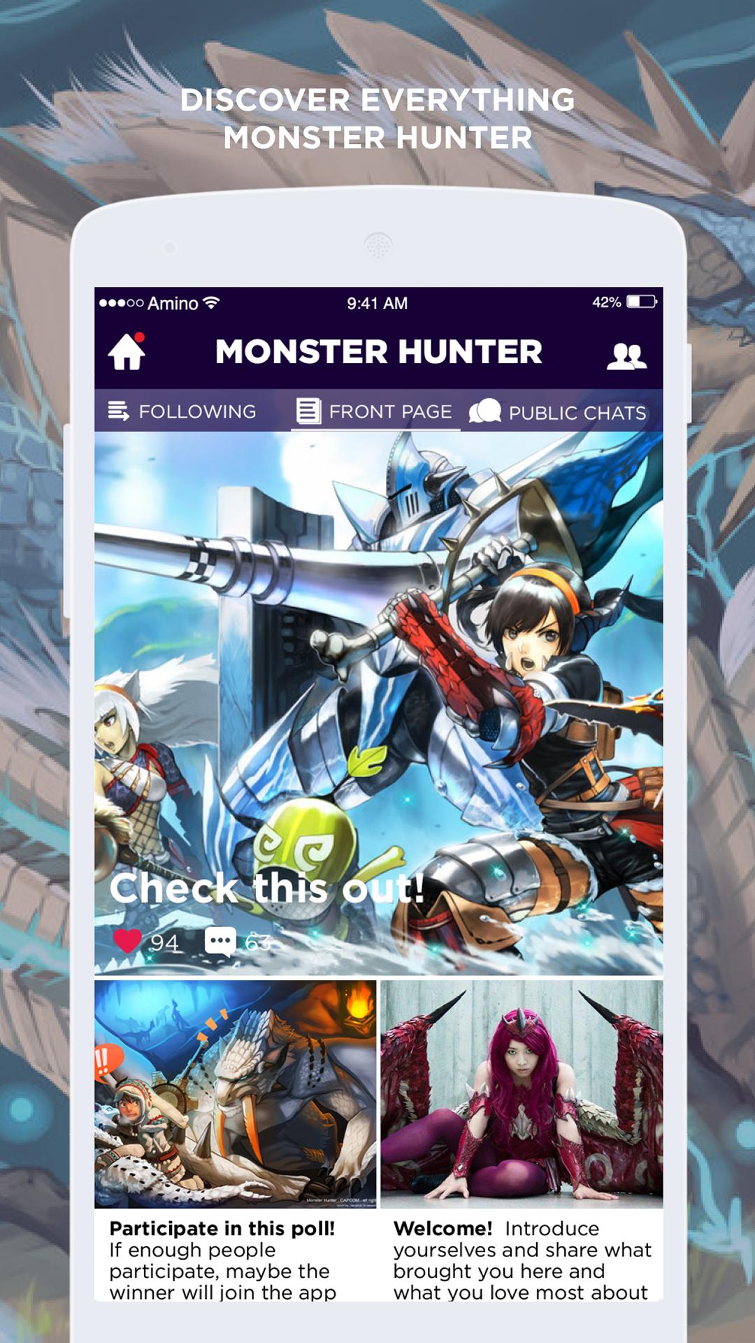 Monster Hunter Amino 3.4.33514 Screenshot 2