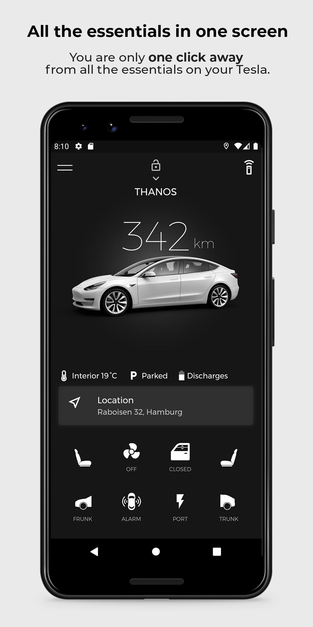 AMPTech Premium Tesla App 1.0.22 Screenshot 1