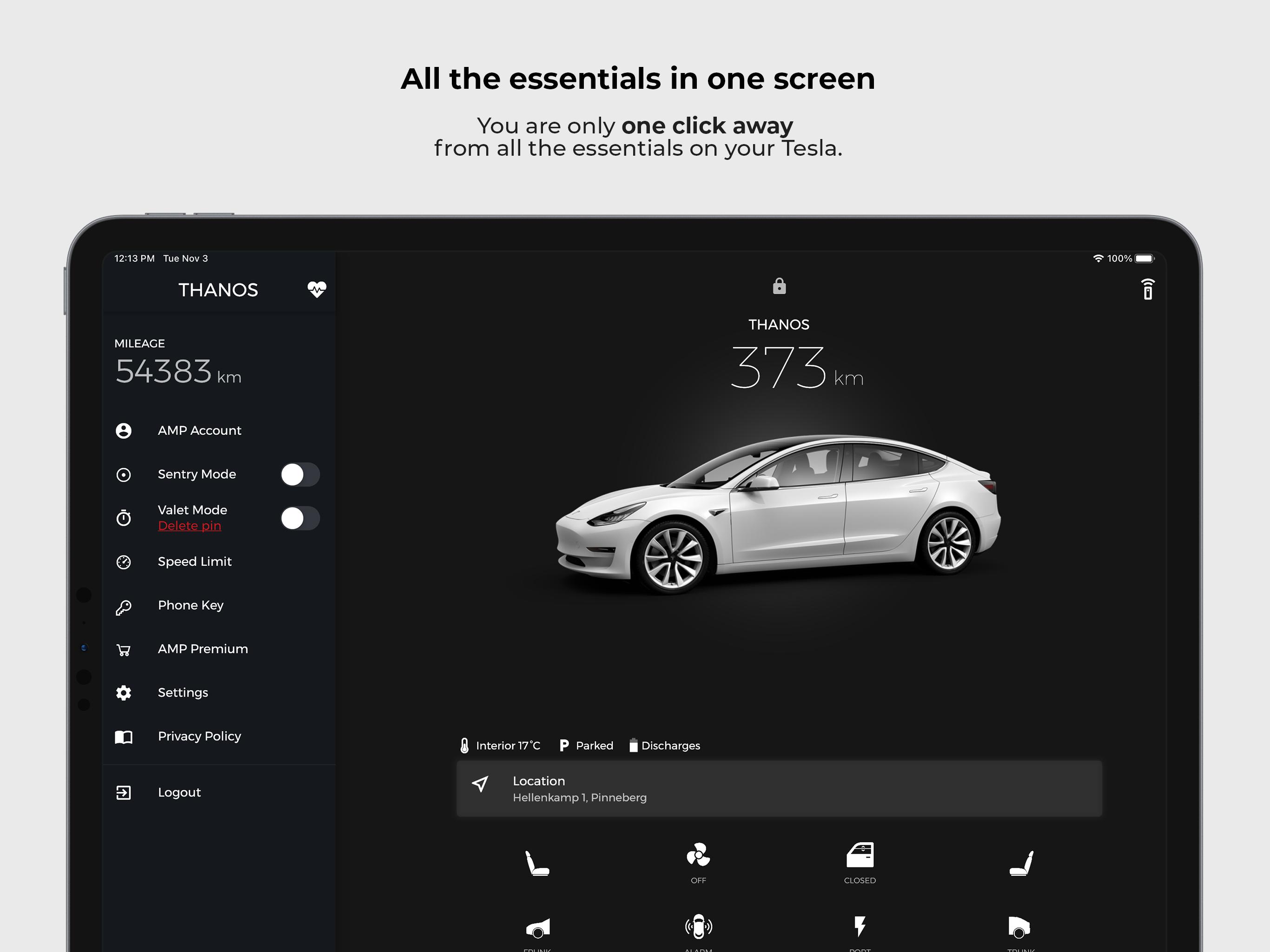 AMPTech Premium Tesla App 1.0.22 Screenshot 6