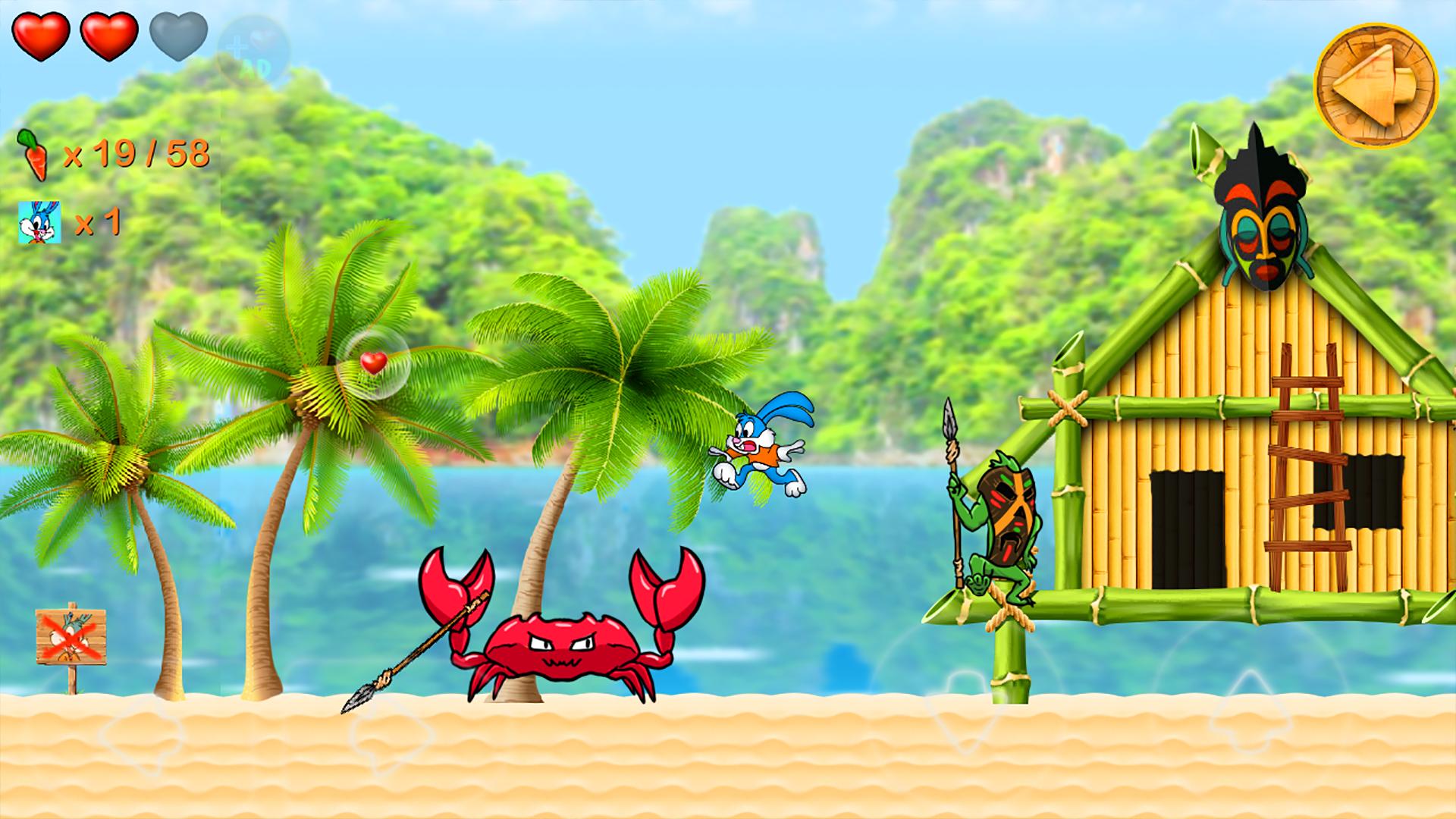 Beeny Rabbit Adventure Platformer 2 Island 1.1.1 Screenshot 10