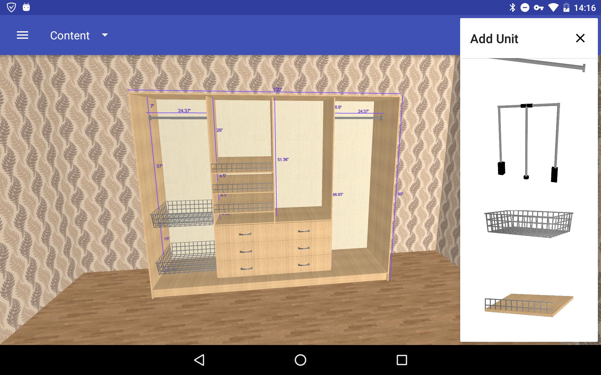 Closet Planner 3D 2.7.1 Screenshot 12
