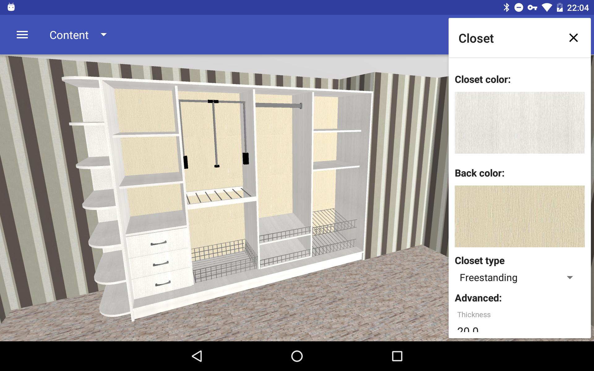 Closet Planner 3D 2.7.1 Screenshot 3