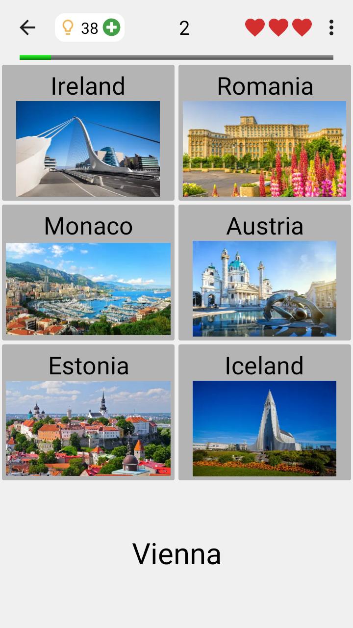 Capitals of All Countries in the World: City Quiz 3.0.1 Screenshot 4