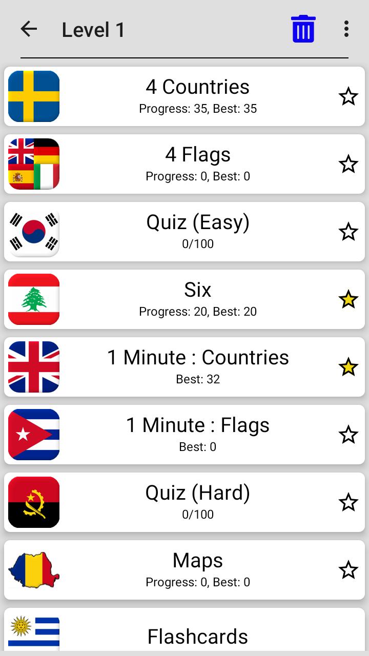 Flags of All Countries of the World: Guess-Quiz 3.0.1 Screenshot 14