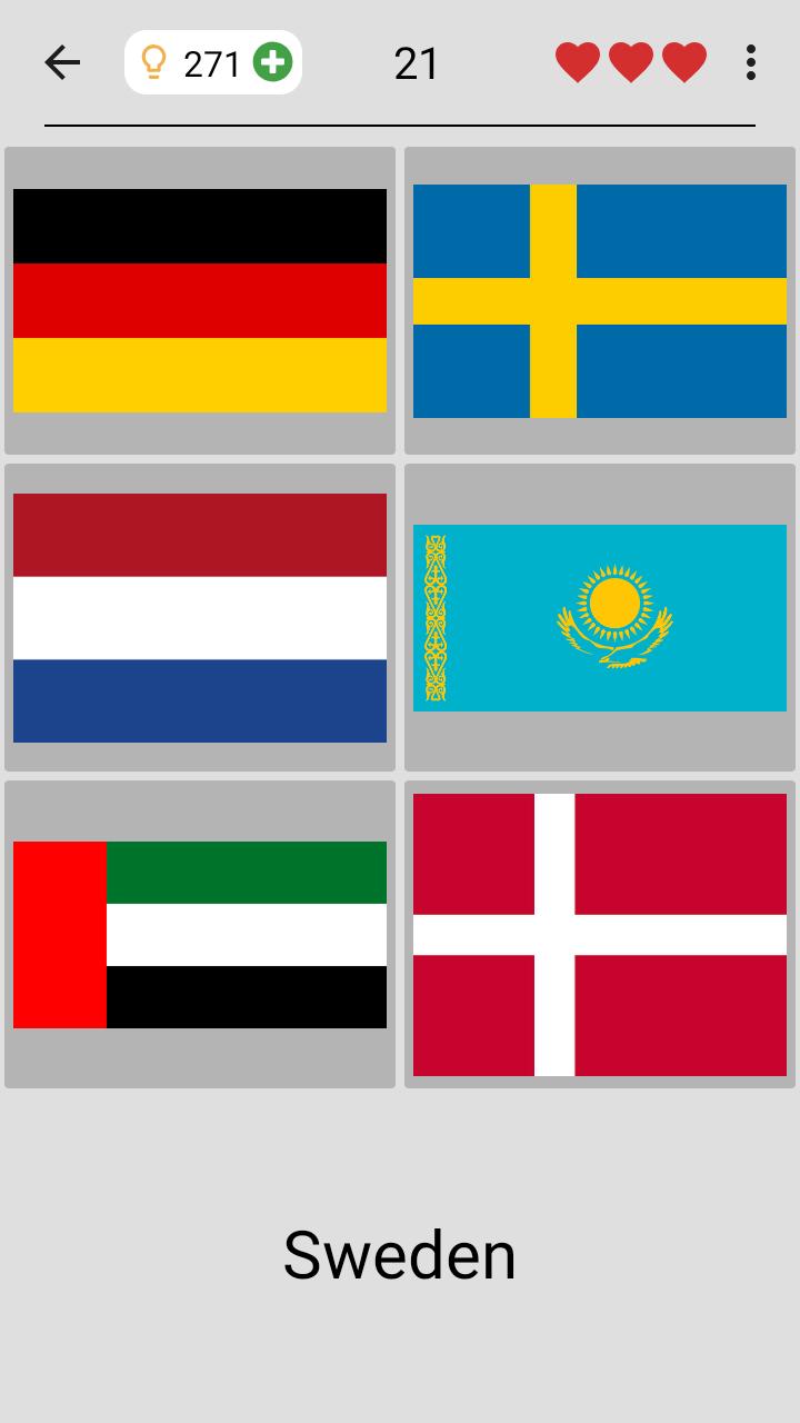 Flags of All Countries of the World: Guess-Quiz 3.0.1 Screenshot 9
