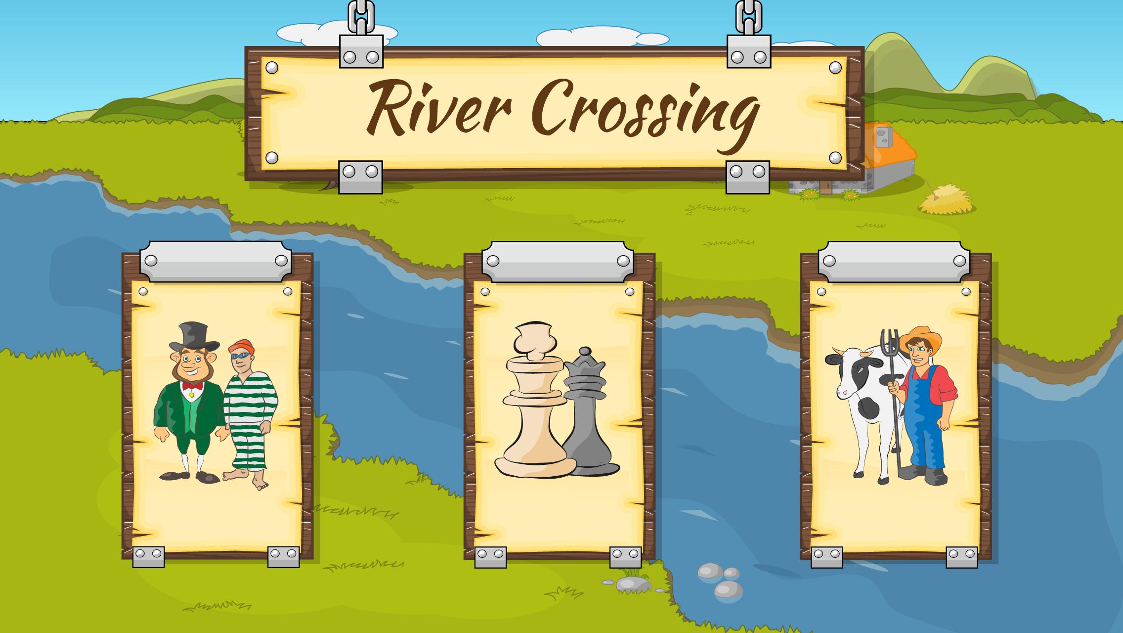 River Crossing IQ Logic Puzzles & Fun Brain Games 1.2.2 Screenshot 1