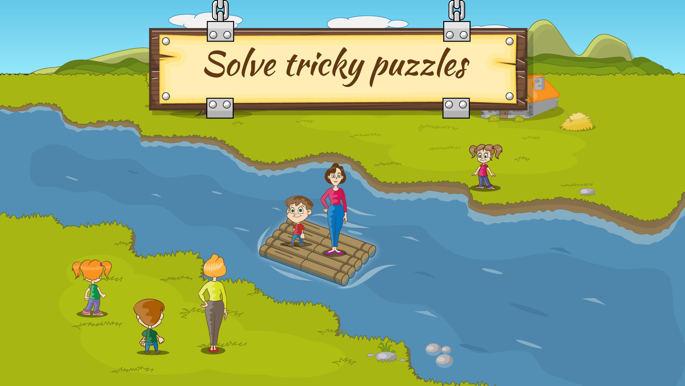 River Crossing IQ Logic Puzzles & Fun Brain Games 1.2.2 Screenshot 3