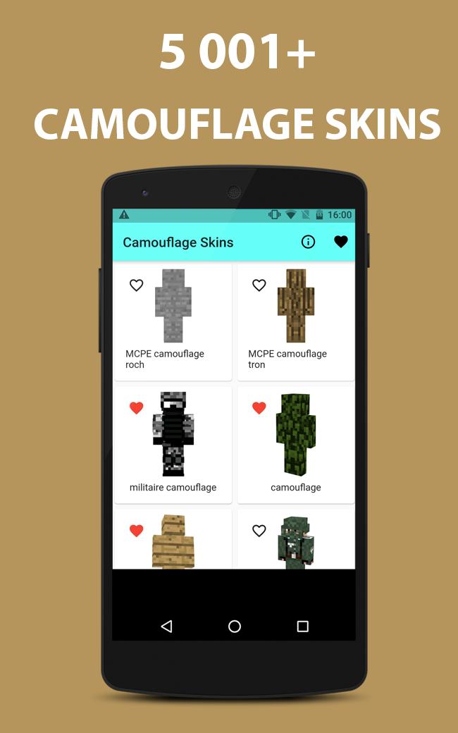 Camouflage Skins 1.0.9 Screenshot 1