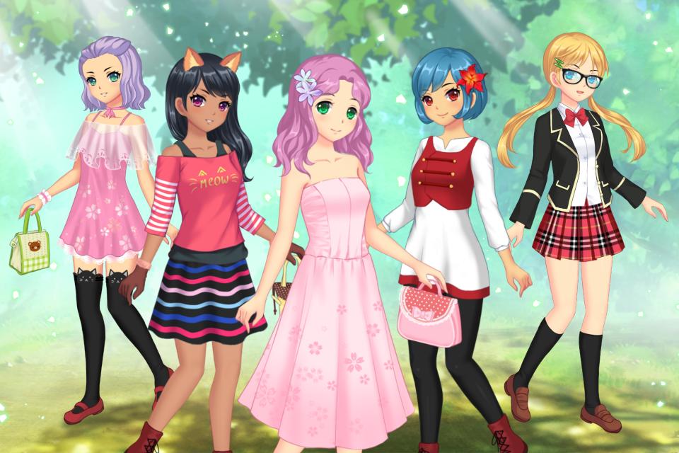 Anime Dress Up Games For Girls 1.1.9 Screenshot 1