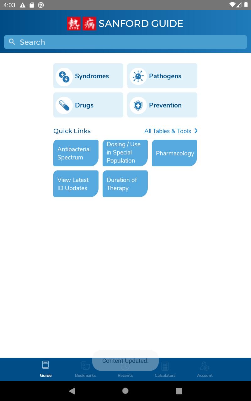 Sanford Guide:Antimicrobial Rx 4.3.1 Screenshot 6