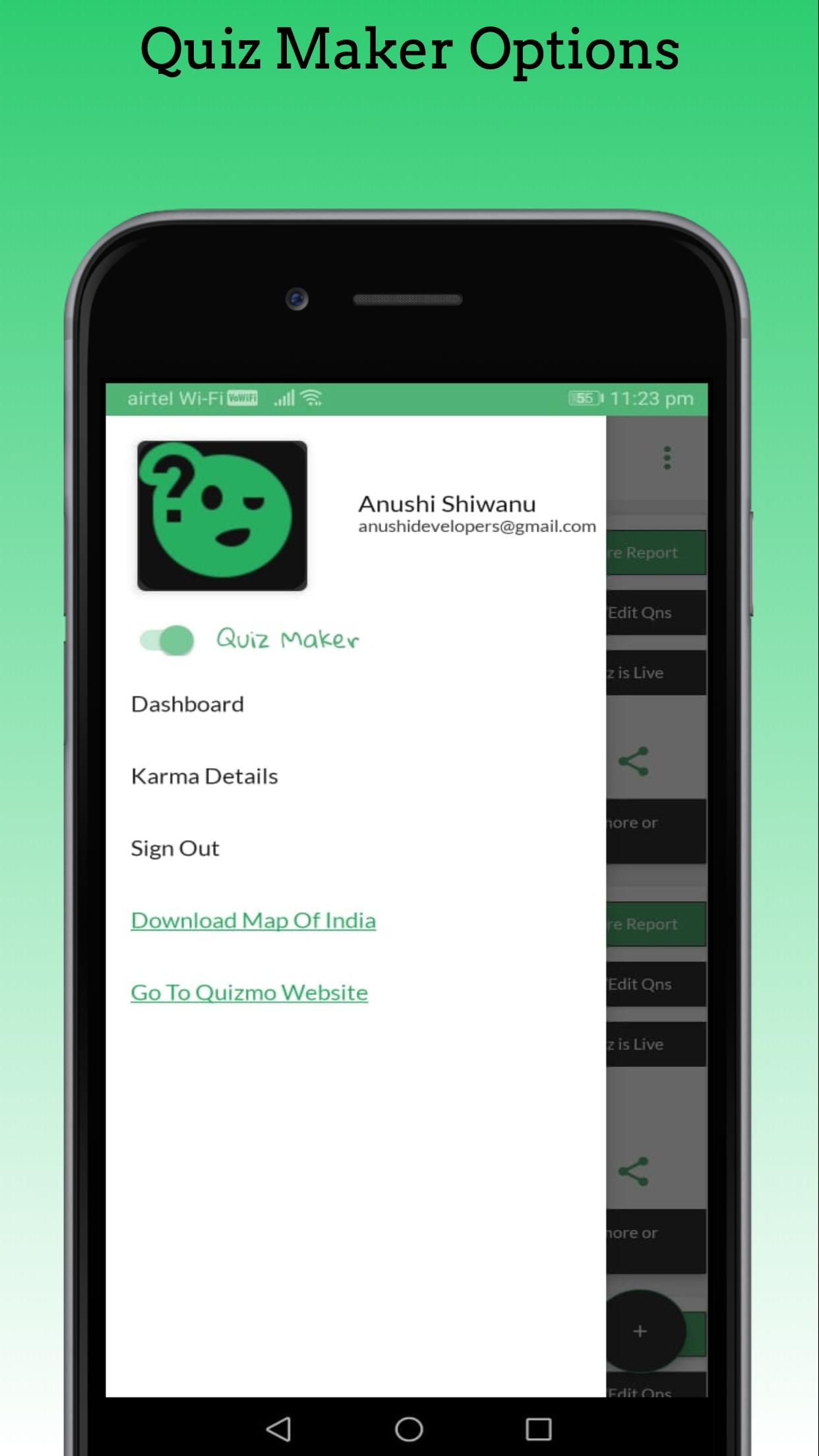 Quizmo Free app to Create, Attempt, Share Quizzes 5.4 Screenshot 2