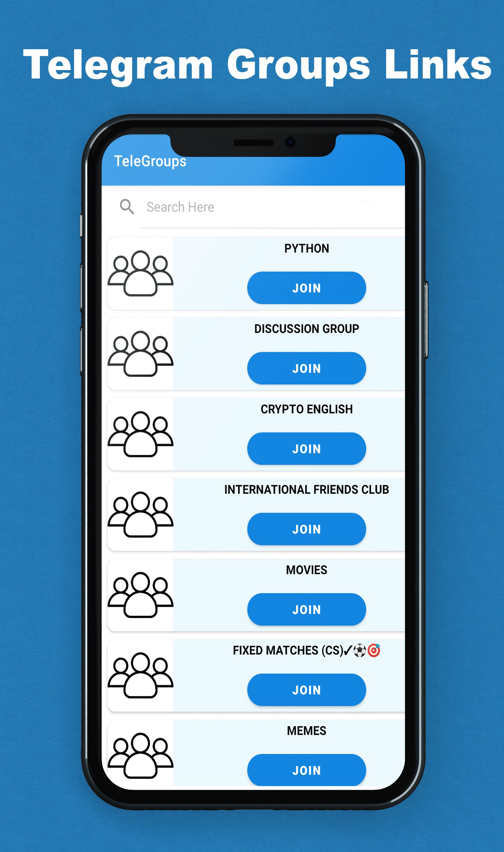 TeleGroups Links:Join Unlimited Groups Channel Bot 1.1 Screenshot 5
