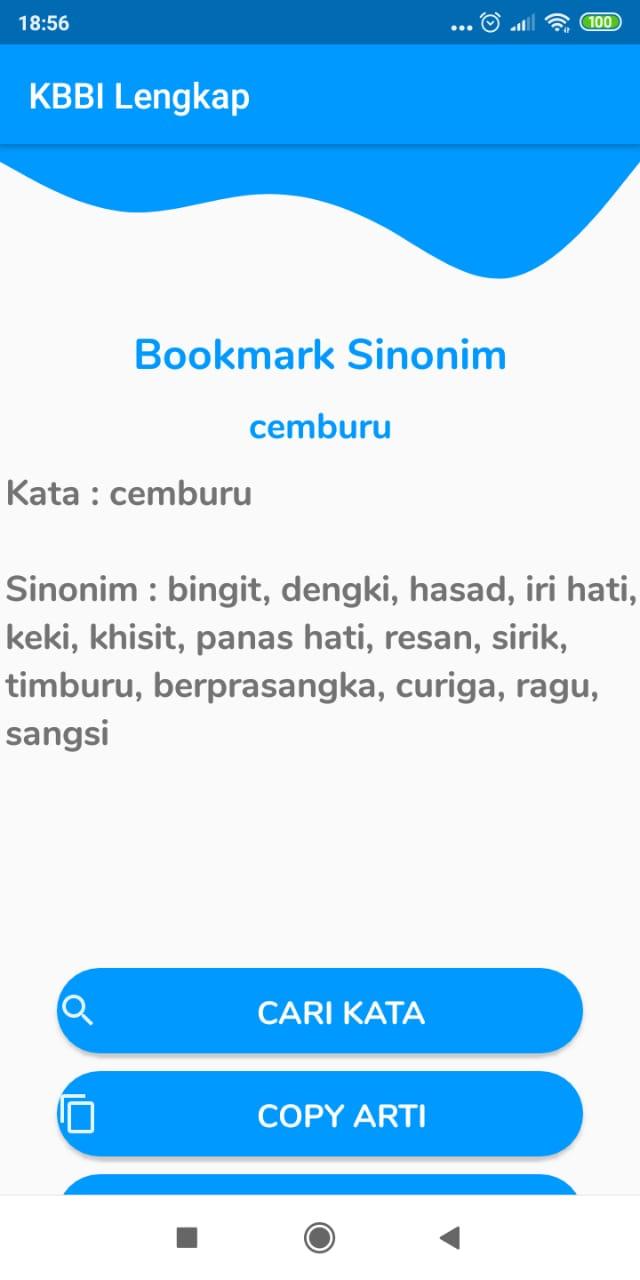 KBBI Lengkap Bahasa Indonesia, Antonim, Sinonim 1.4.0 Screenshot 10