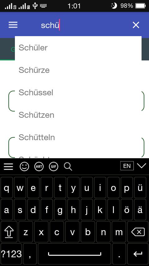 German ⇄ Amharic Dictionary Offline 2.3 Screenshot 1
