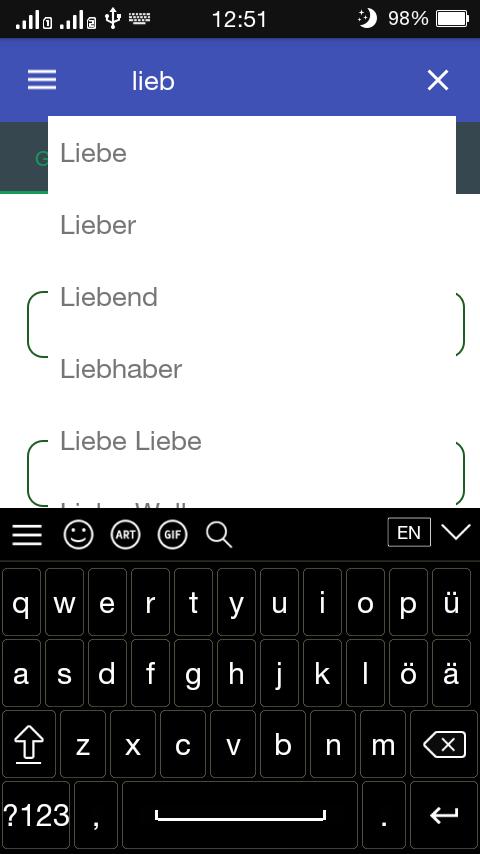 German ⇄ Amharic Dictionary Offline 2.3 Screenshot 7