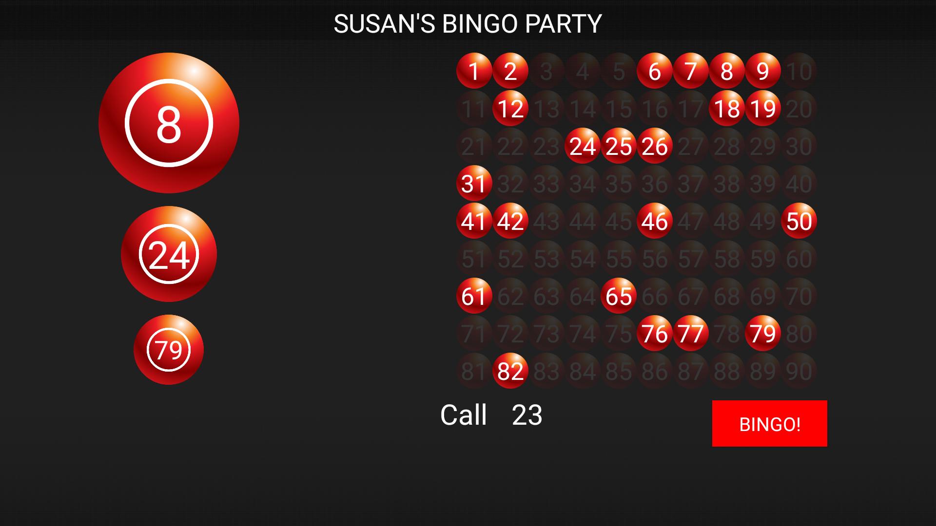 Bingo Caller Machine (free Bingo Calling App) 2.1 Screenshot 1
