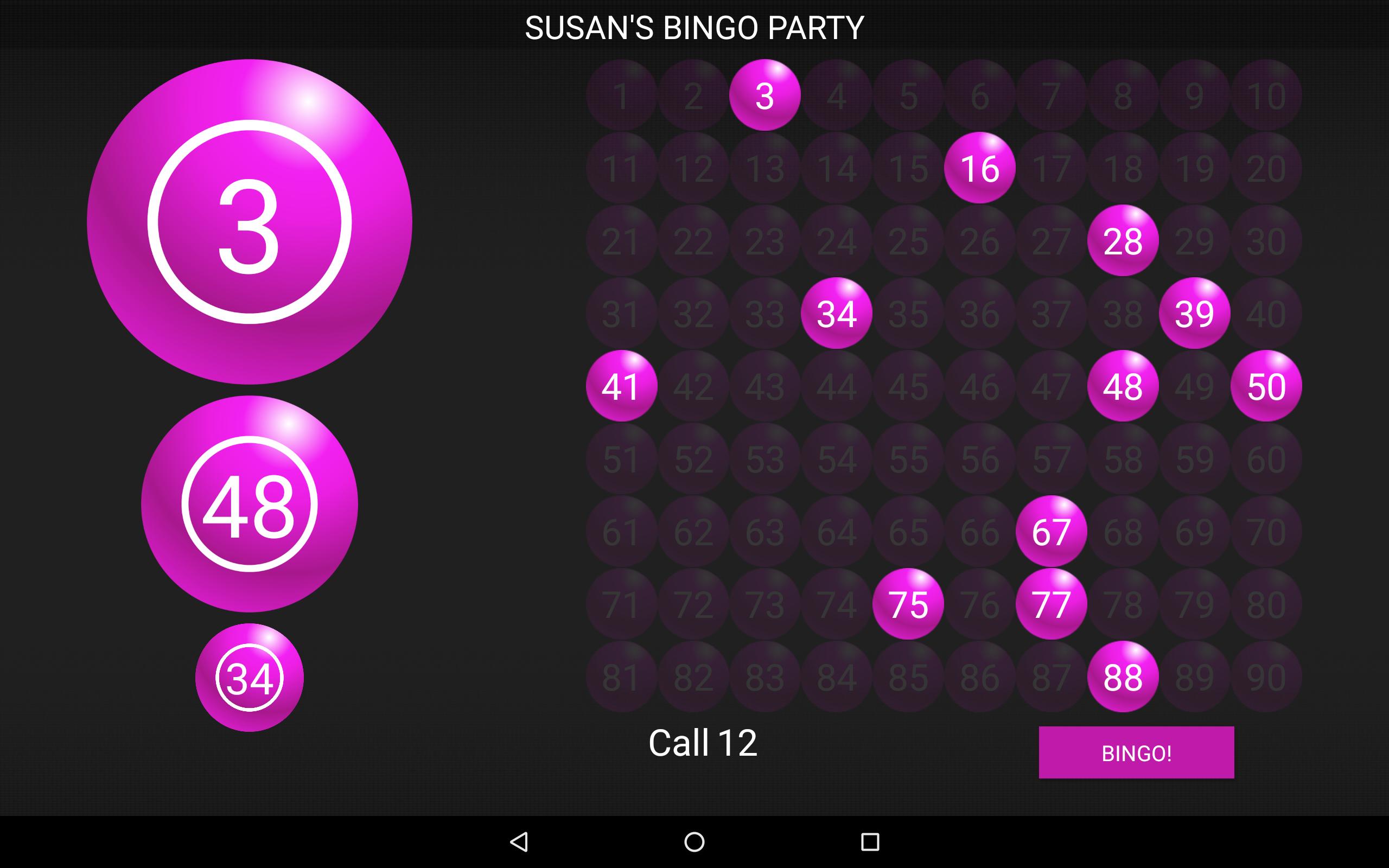 Bingo Caller Machine (free Bingo Calling App) 2.1 Screenshot 10