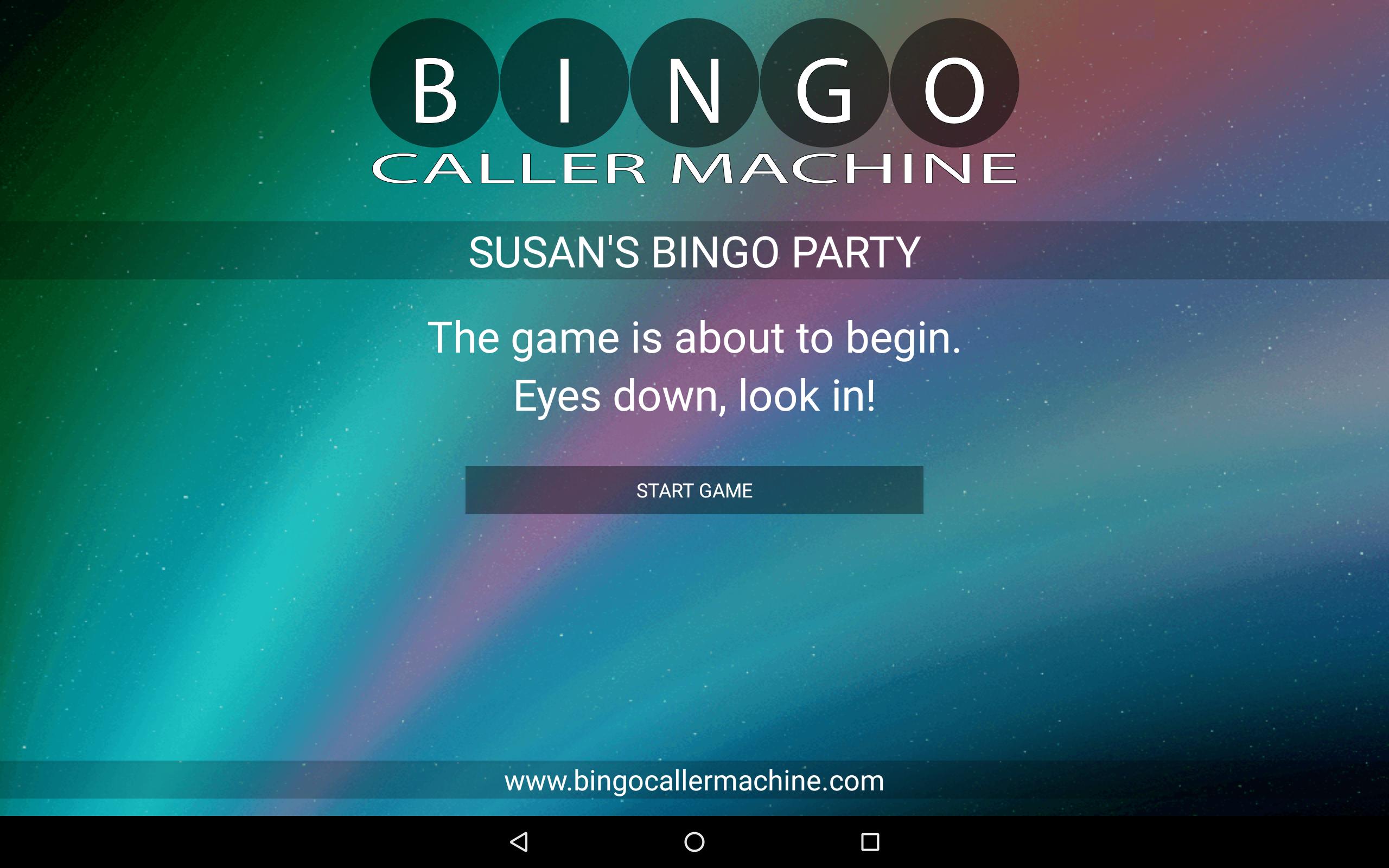 Bingo Caller Machine (free Bingo Calling App) 2.1 Screenshot 12