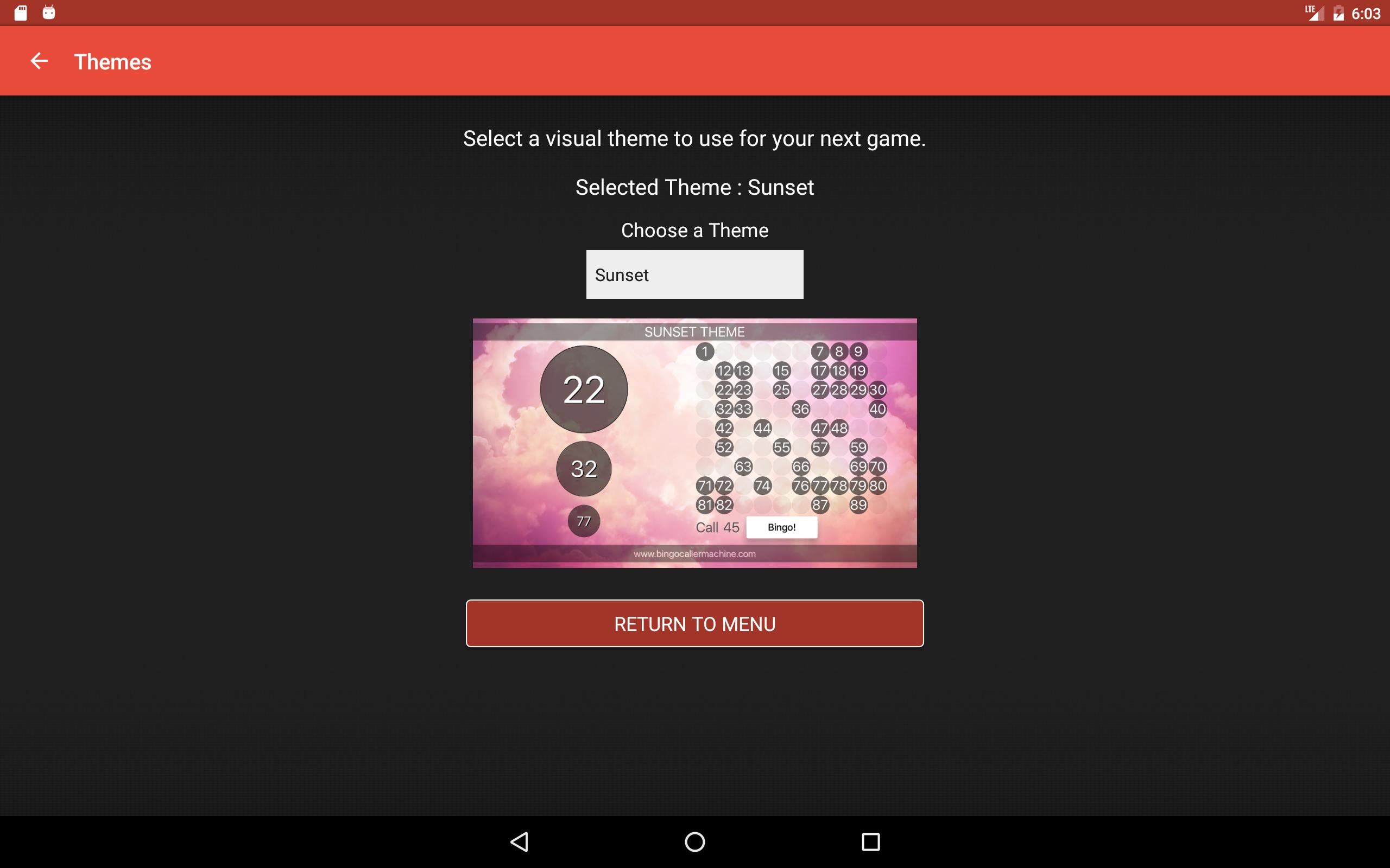 Bingo Caller Machine (free Bingo Calling App) 2.1 Screenshot 16