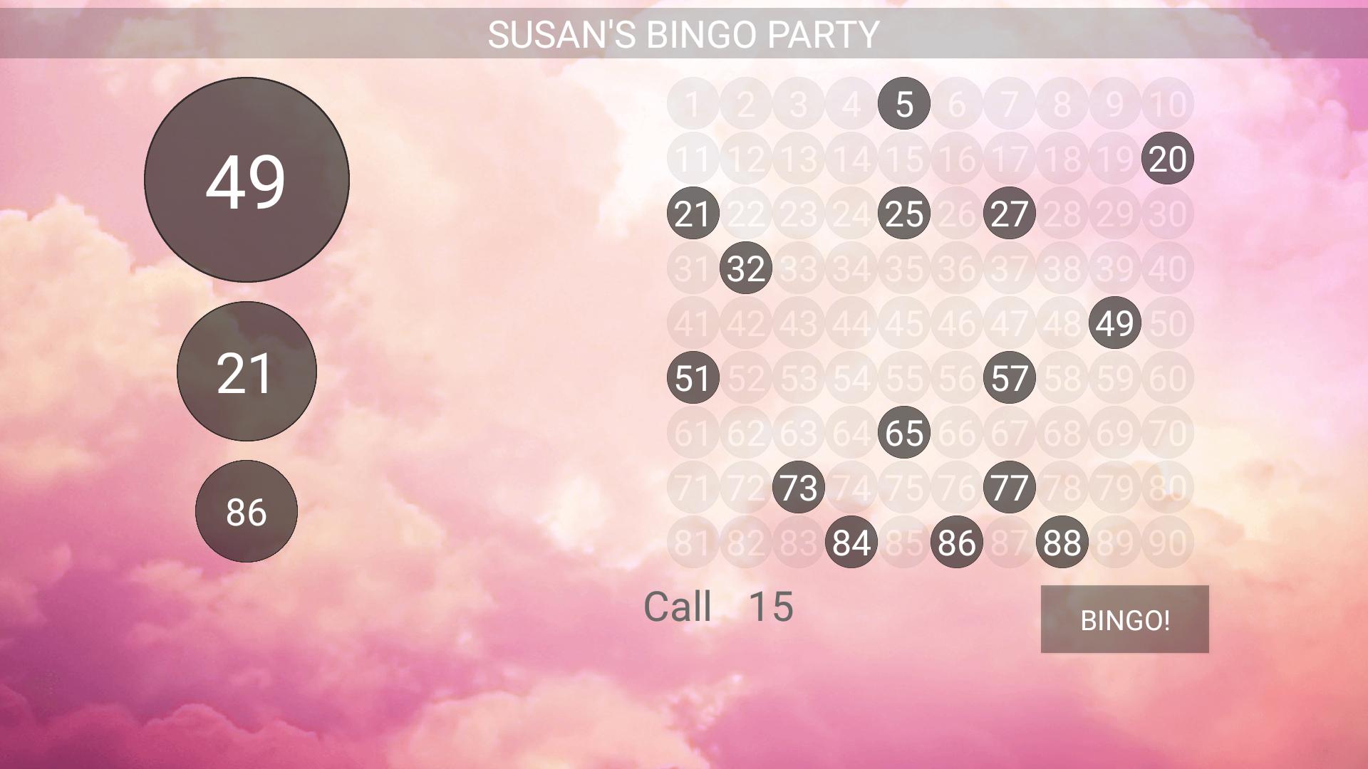 Bingo Caller Machine (free Bingo Calling App) 2.1 Screenshot 3